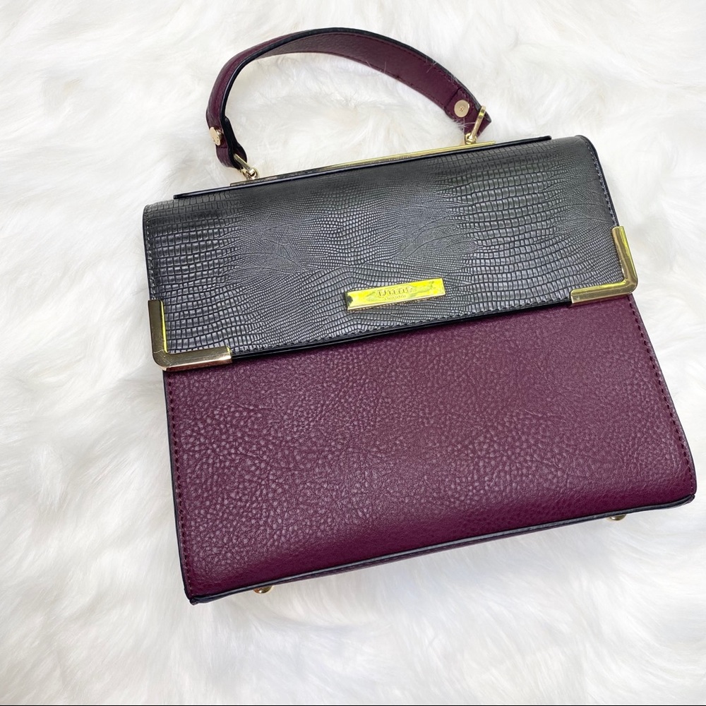 COLOR BLOCK CONVERTIBLE BAG